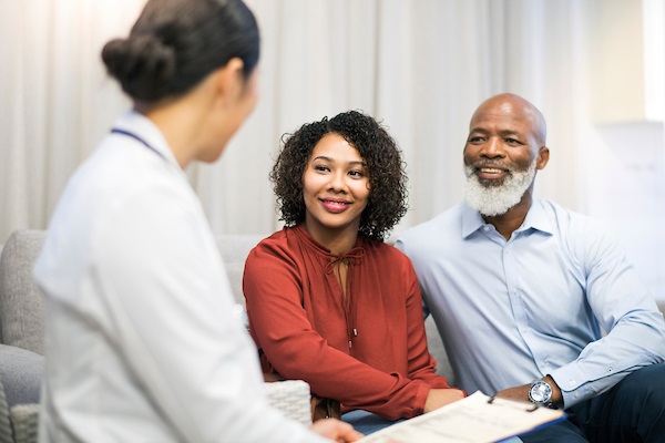 Couple with a provider