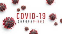 Covid spores with COVID-19 CoronaVirus words